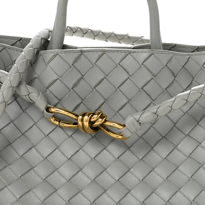 Bottega Veneta Nappa Intrecciato Medium Andiamo Shoulder Bag Sterling 7 of 12