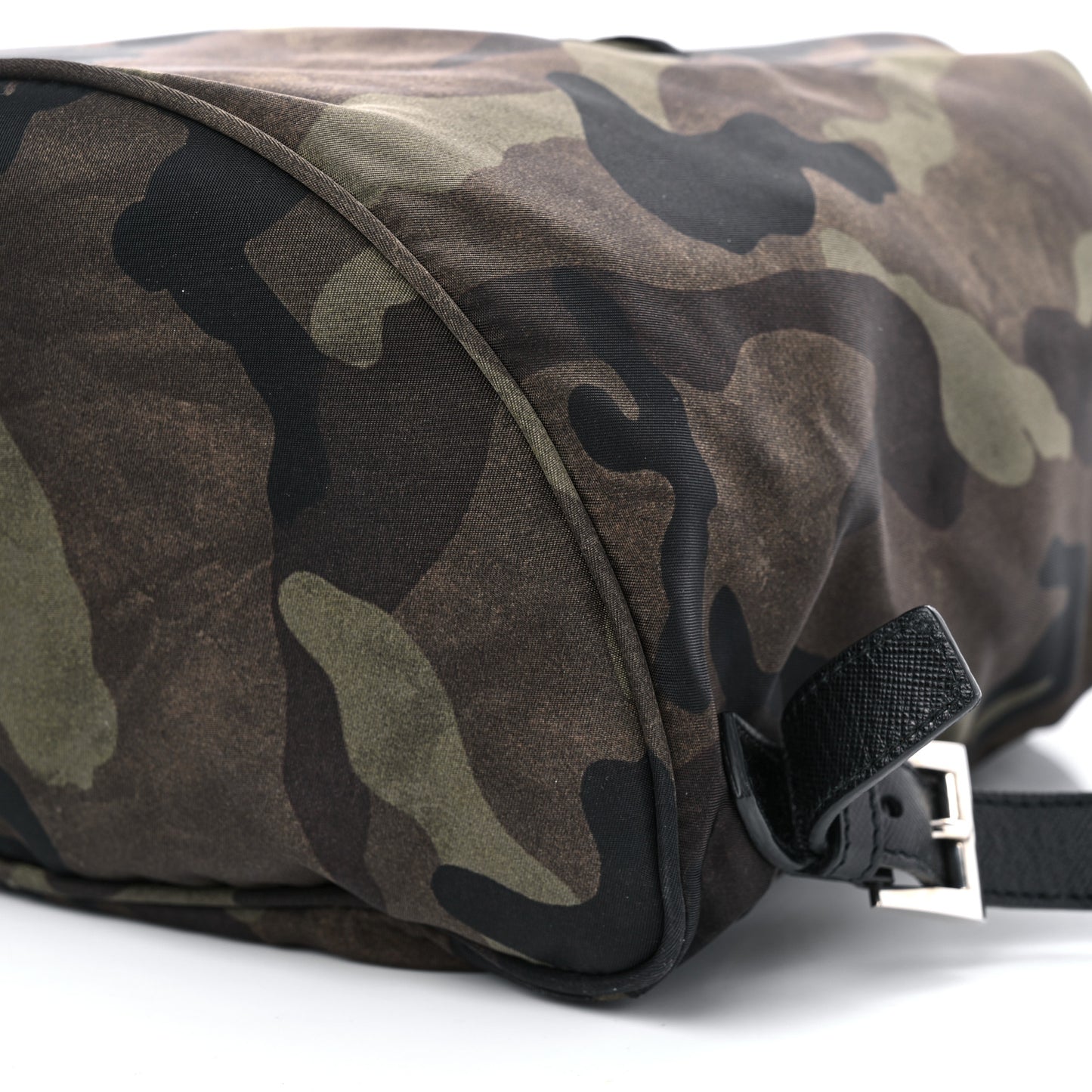 Tessuto Nylon Camouflage Print Cinch Backpack Mimetico