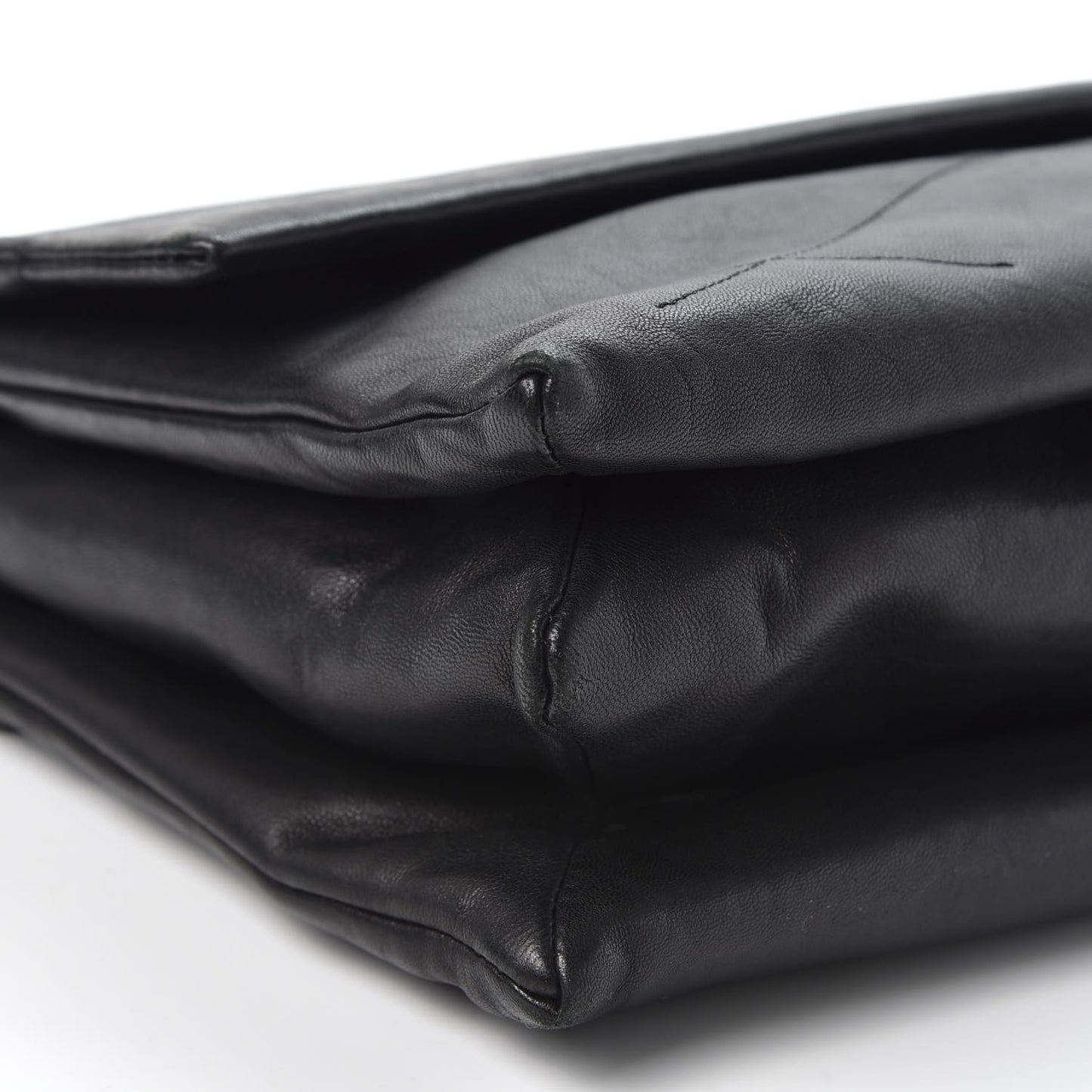 Lambskin Quilted Medium Sugar Flap Shoulder Bag Black