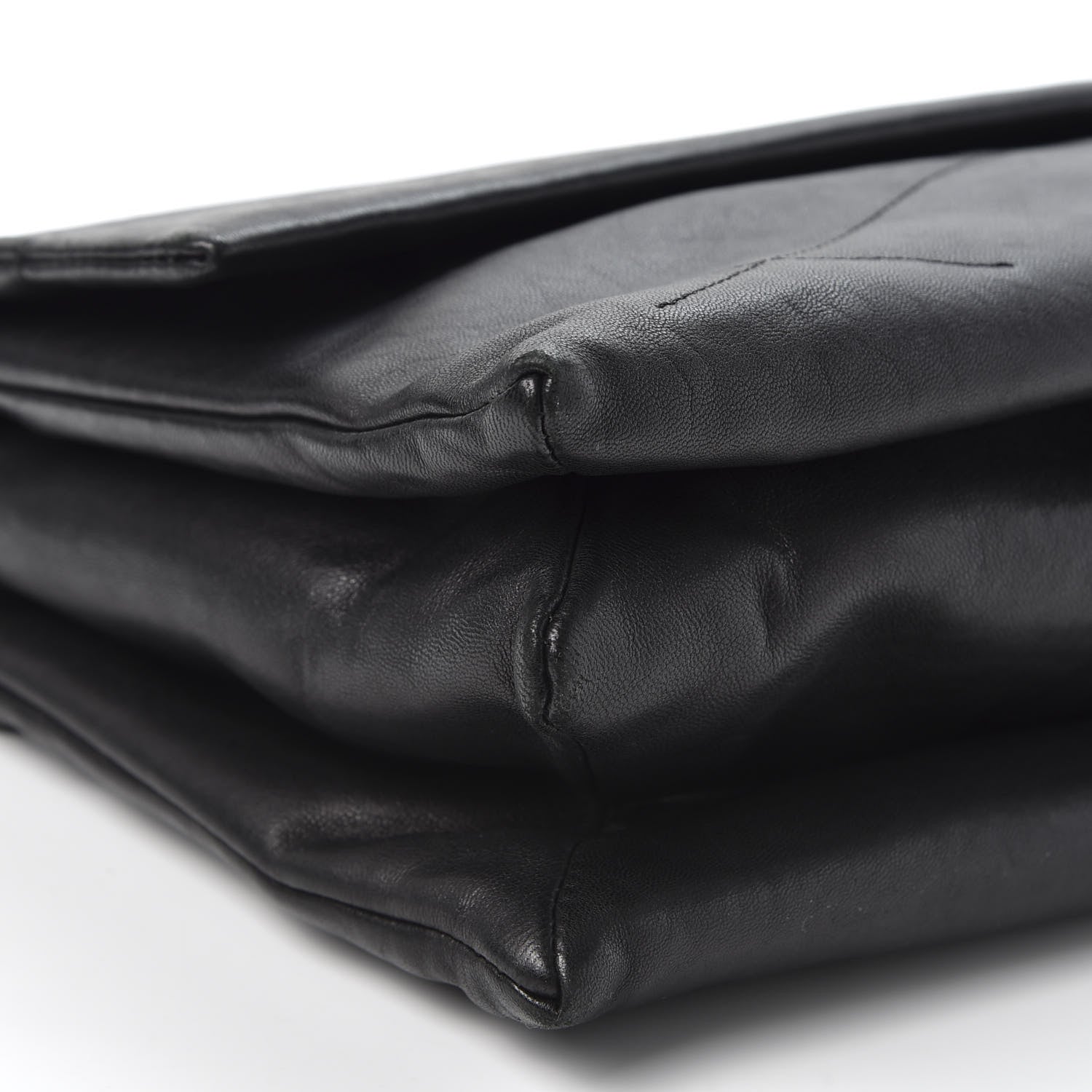 Lanvin Lambskin Quilted Medium Sugar Flap Shoulder Bag Black 5 of 9