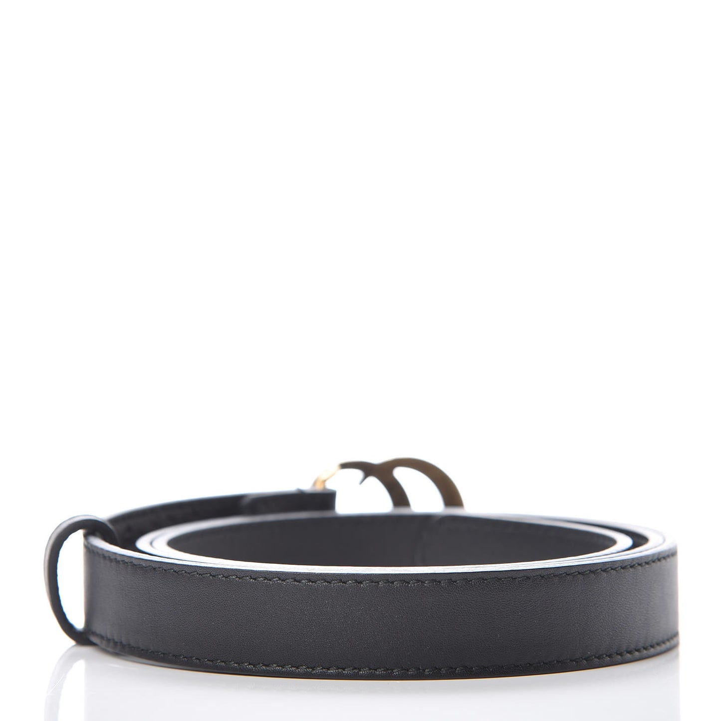 Calfskin Double G 20mm Belt 85 34 Black