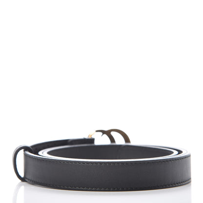 Gucci Calfskin Double G 20mm Belt 85 34 Black 3 of 8