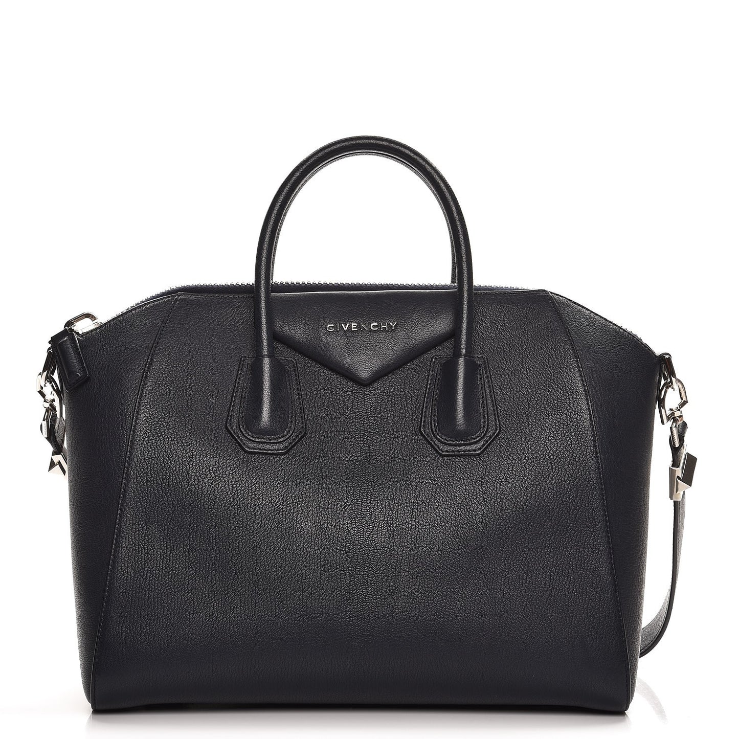 Sugar Goatskin Medium Antigona Navy