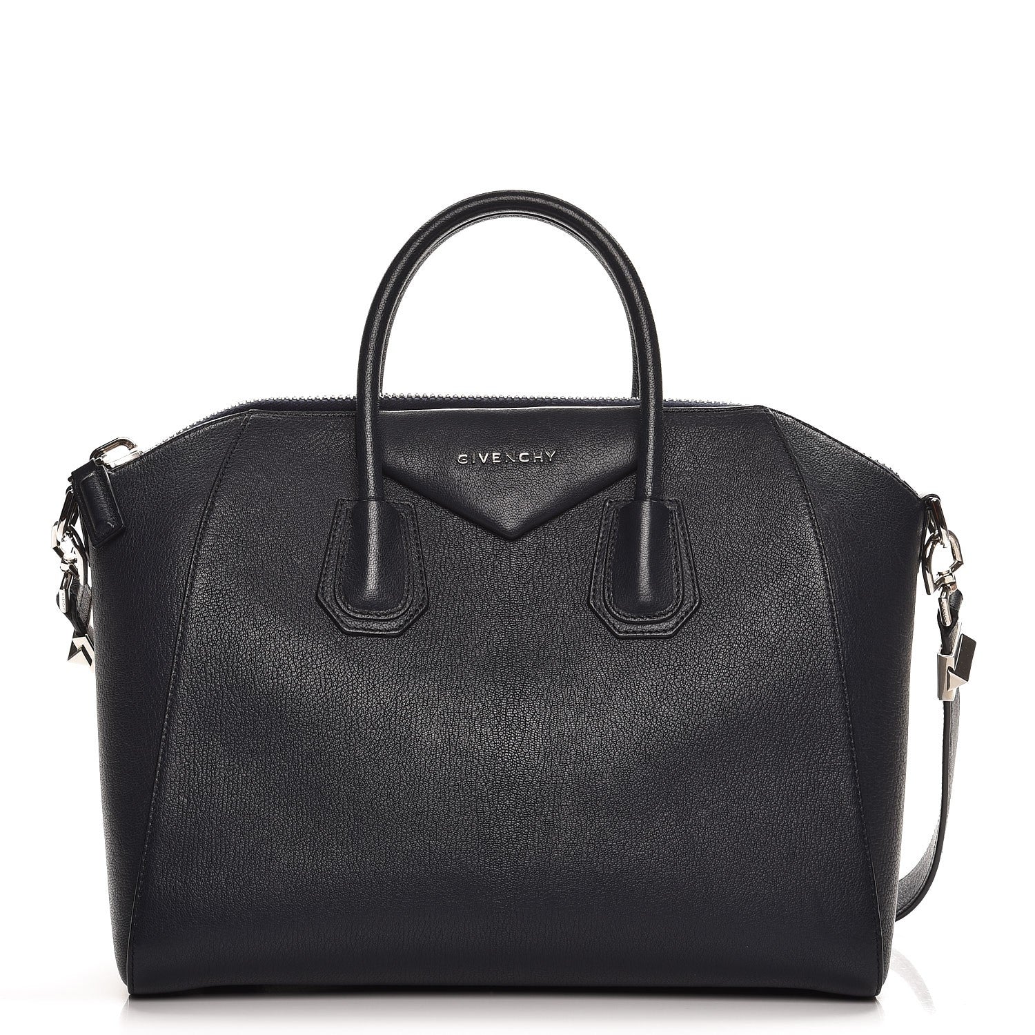 Givenchy Sugar Goatskin Medium Antigona Navy 1 of 10