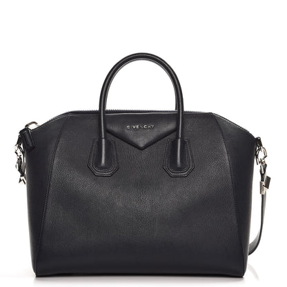 Givenchy Sugar Goatskin Medium Antigona Navy 1 of 10