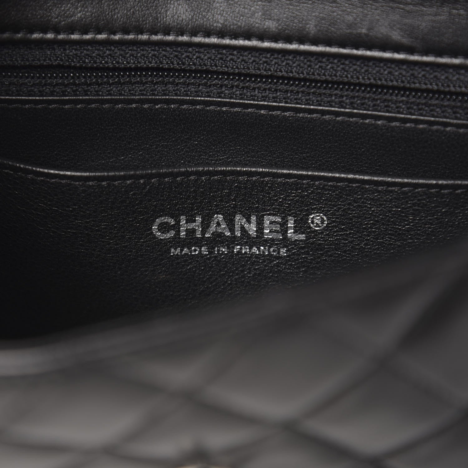 Chanel Lambskin Quilted Mini Rectangular Flap Black 7 of 12