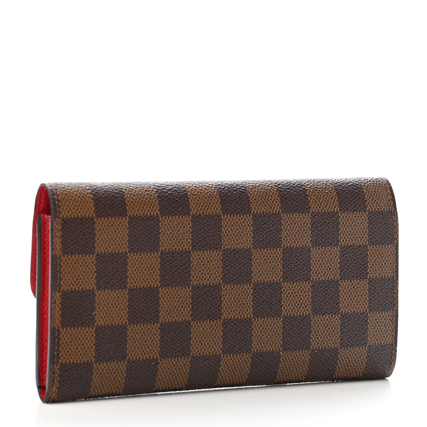 Damier Ebene Emilie Wallet Red
