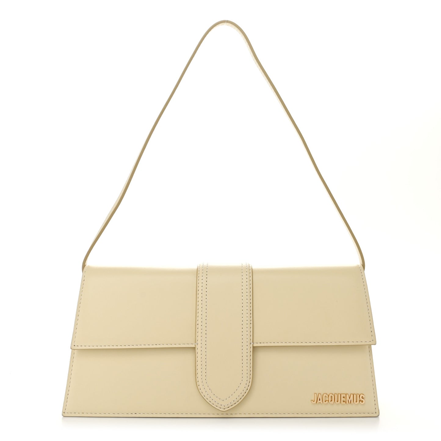 Smooth Calfskin Le Bambino Long Ivory