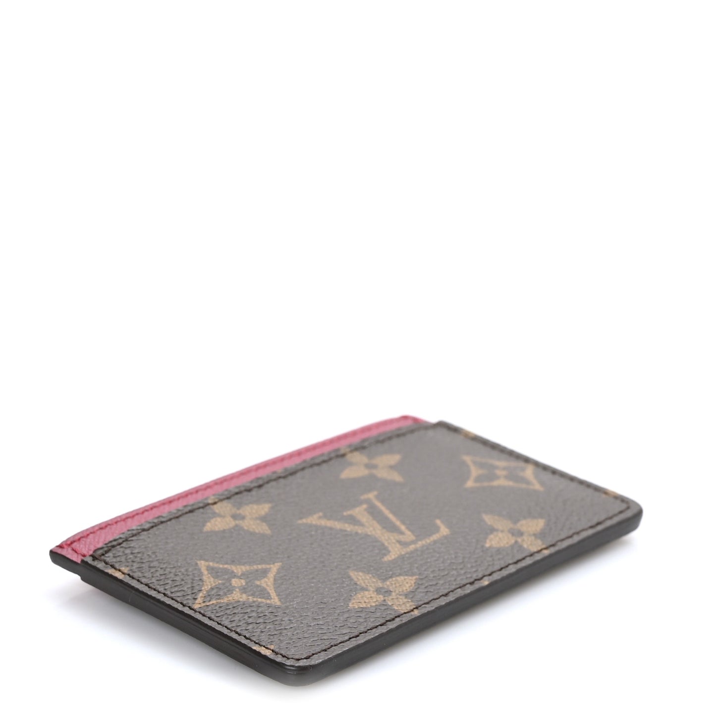 Monogram Card Holder Fuchsia