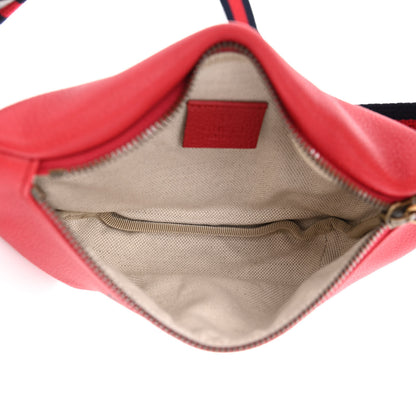 Gucci Grained Calfskin Small Logo Belt Bag Hibiscus Red 4 of 9