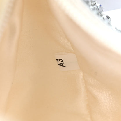 Prada Satin Crystal Mini Re-Edition 2000 Bag White 7 of 10