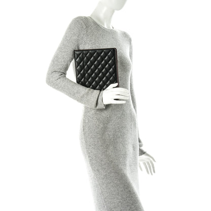 Chanel Caviar Quilted iPad Case Black 2 of 8
