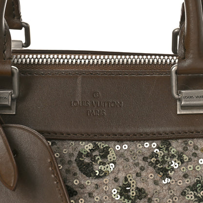 Louis Vuitton Sequin Monogram Sunshine Express Speedy Kaki 7 of 9