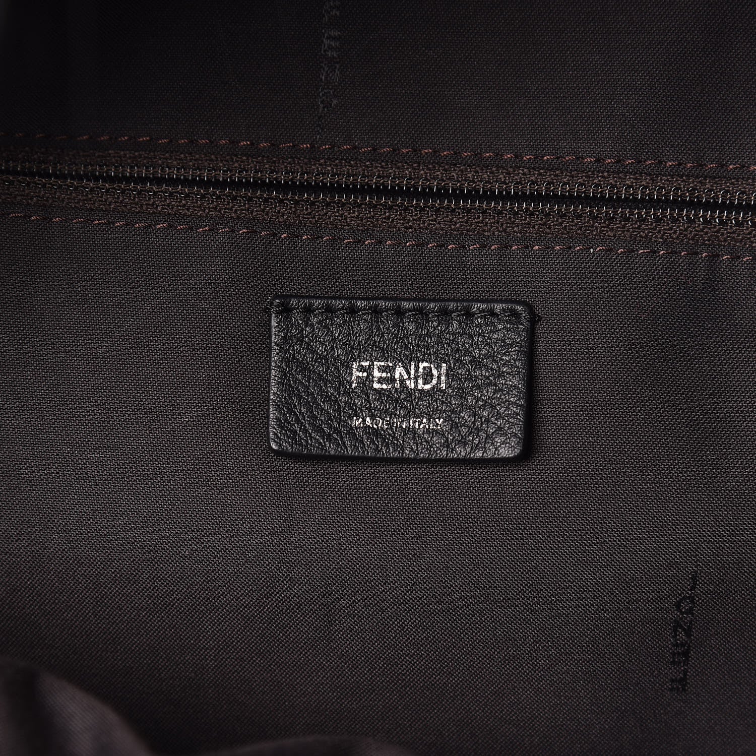 Fendi Nylon Vitello Elite Fox Goat Monster Eyes Studded Backpack Acciaio Pimento Multicolor 8 of 10