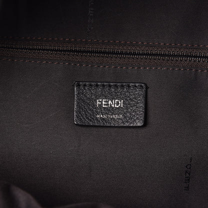 Fendi Nylon Vitello Elite Fox Goat Monster Eyes Studded Backpack Acciaio Pimento Multicolor 8 of 10