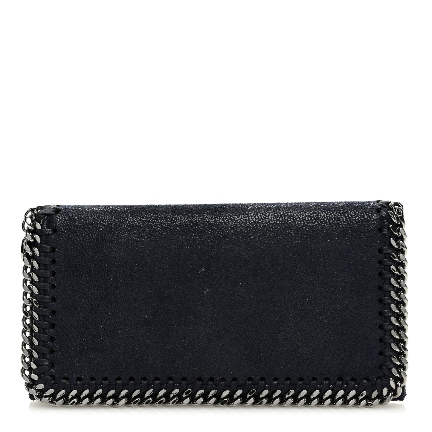 Shaggy Deer Falabella Flap Wallet Navy