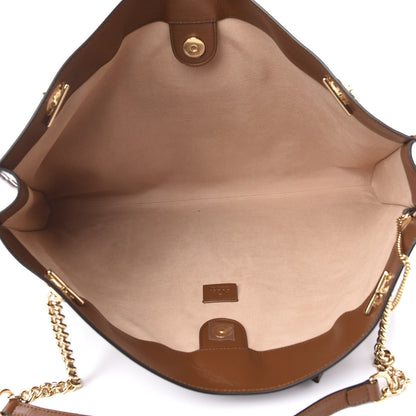 Gucci Calfskin Large Rajah Chain Tote Cuir 6 of 11
