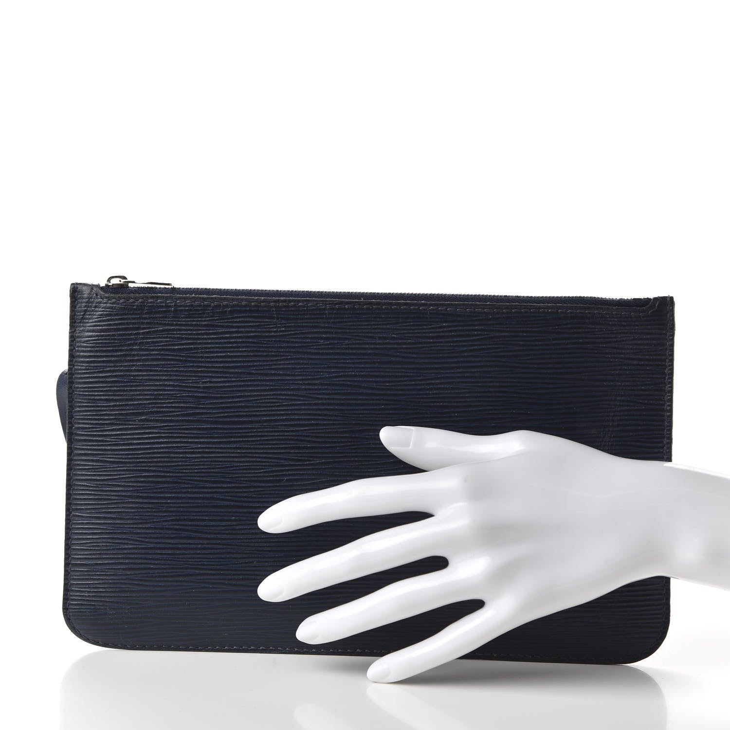 Louis Vuitton Epi Neverfull Pochette MM GM Indigo 2 of 9