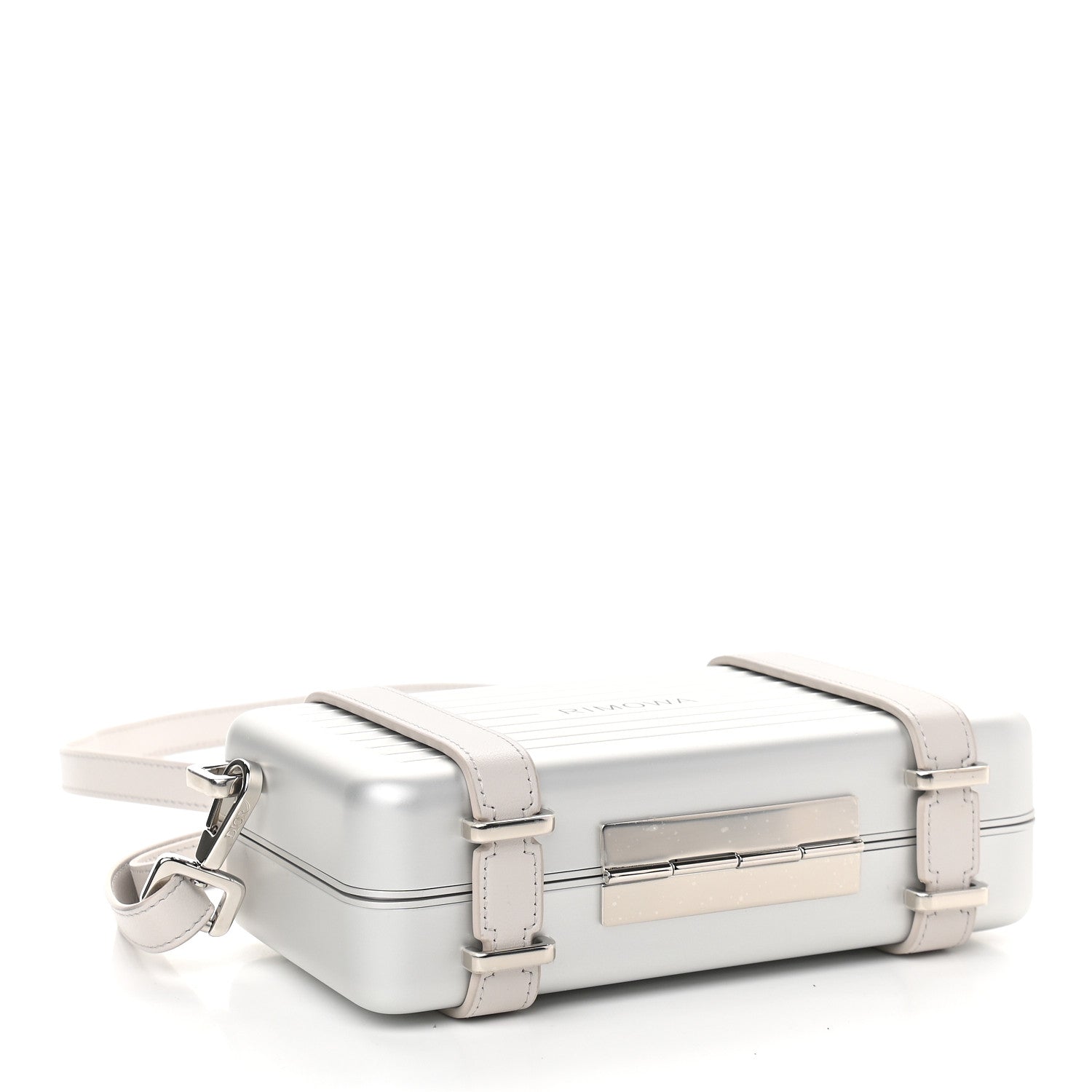 Christian Dior X RIMOWA Aluminum Personal Clutch On Strap Silver 4 of 10