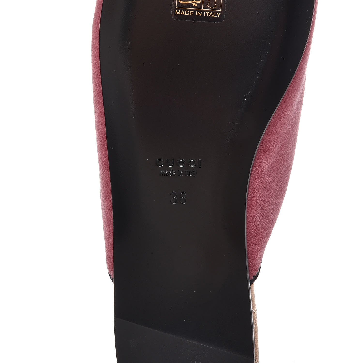 Gucci Velvet Embellished Evening Slippers 36 Tibet Red 7 of 8