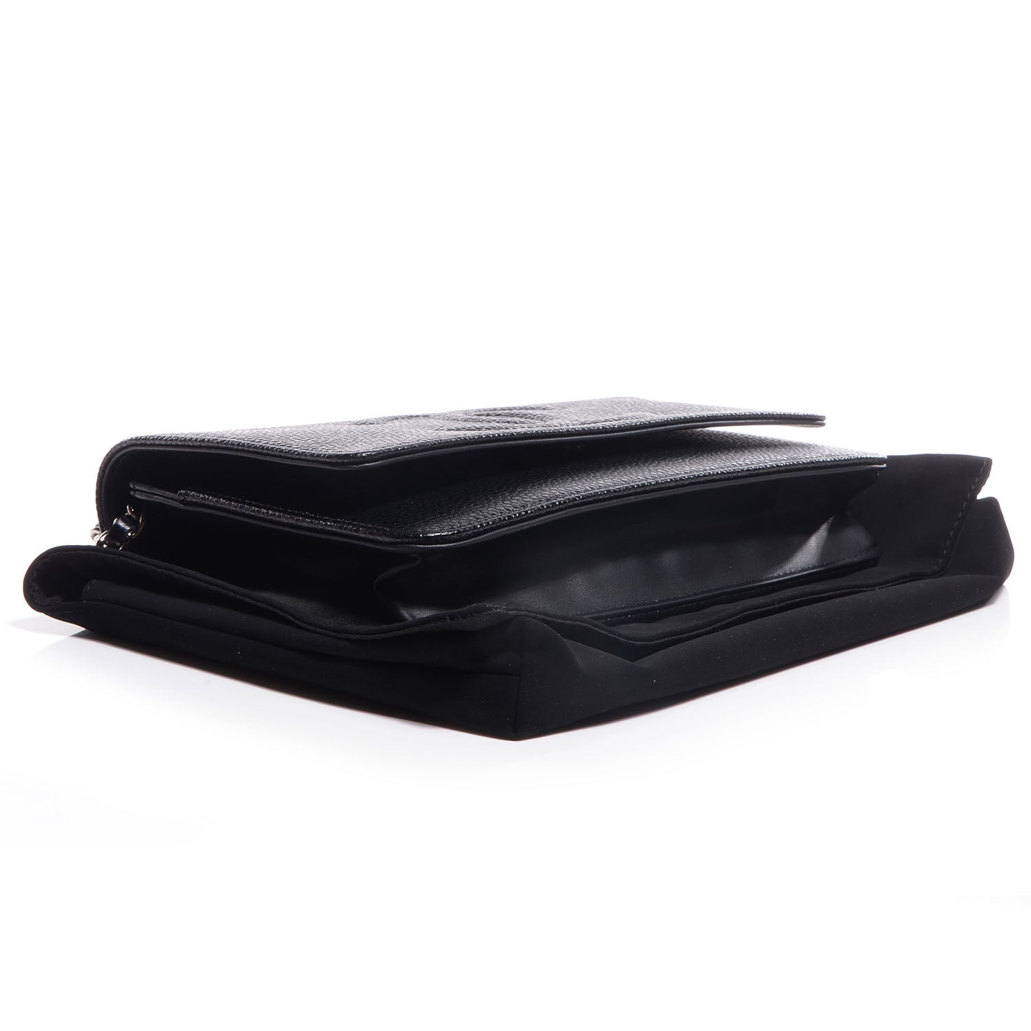 Chanel Caviar Timeless CC Wallet on Chain WOC Black 4 of 7