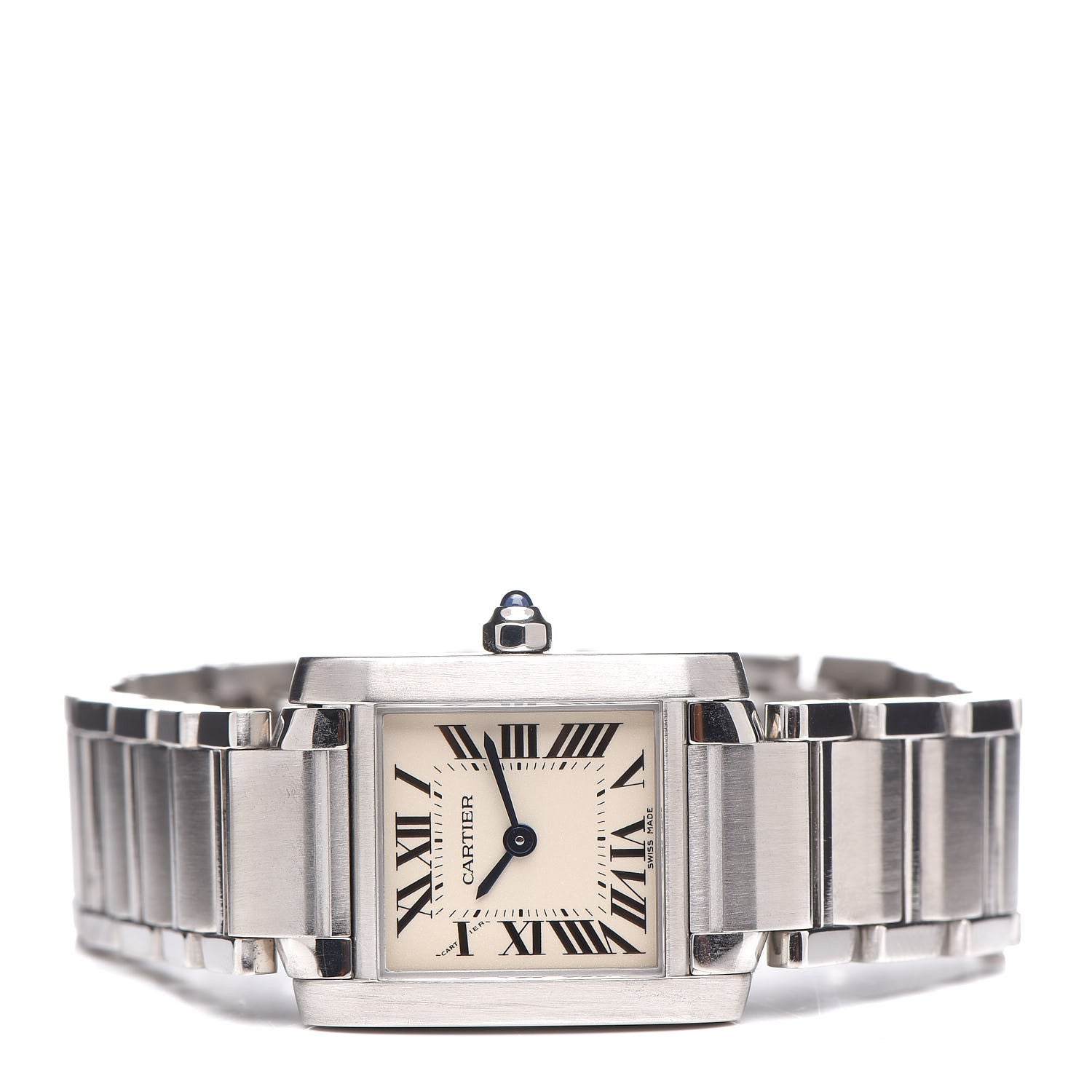 Cartier Stainless Steel 20mm Tank Francaise Quartz Watch 3 of 7