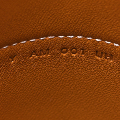 Hermes Chevre Mysore Verso In-The-Loop Phone To Go GM Case Lime Caramel 8 of 9