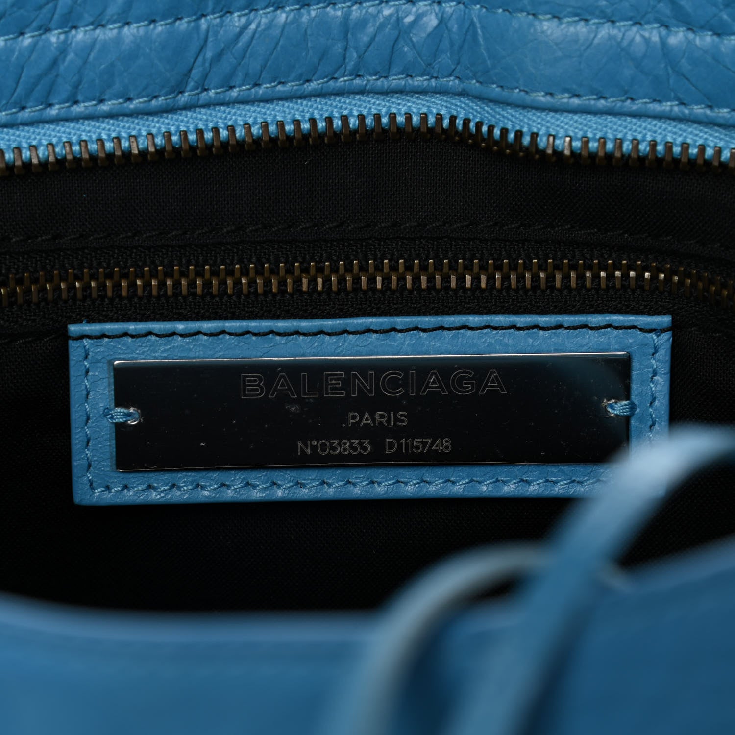 Balenciaga Agneau Classic Hardware City Bleu Azur Clair 6 of 12