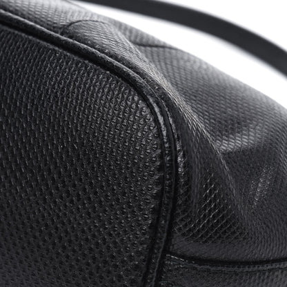 Gucci Calfskin Lizard Embossed Boat Pochette Black 14 of 22