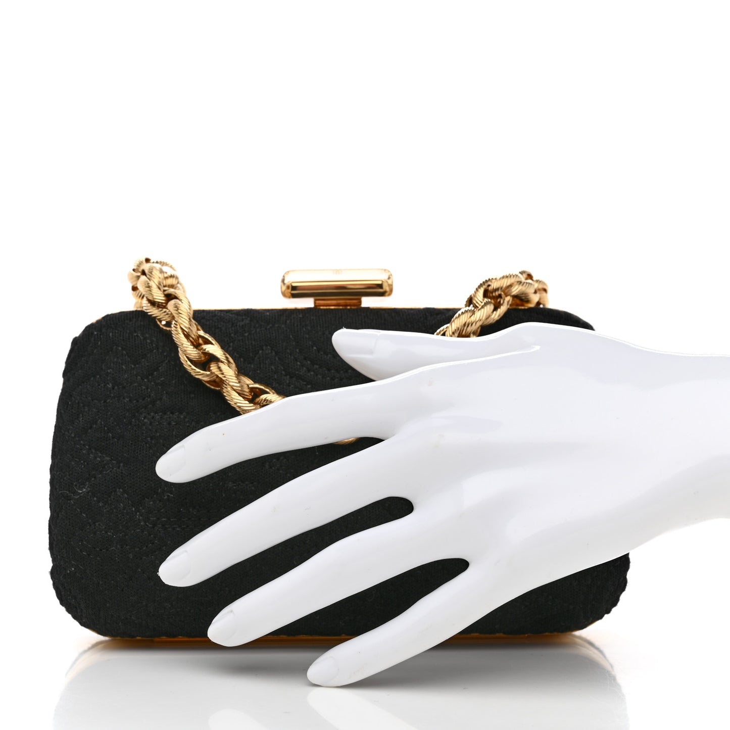 Jersey Monogram Motard Minaudiere Clutch Black