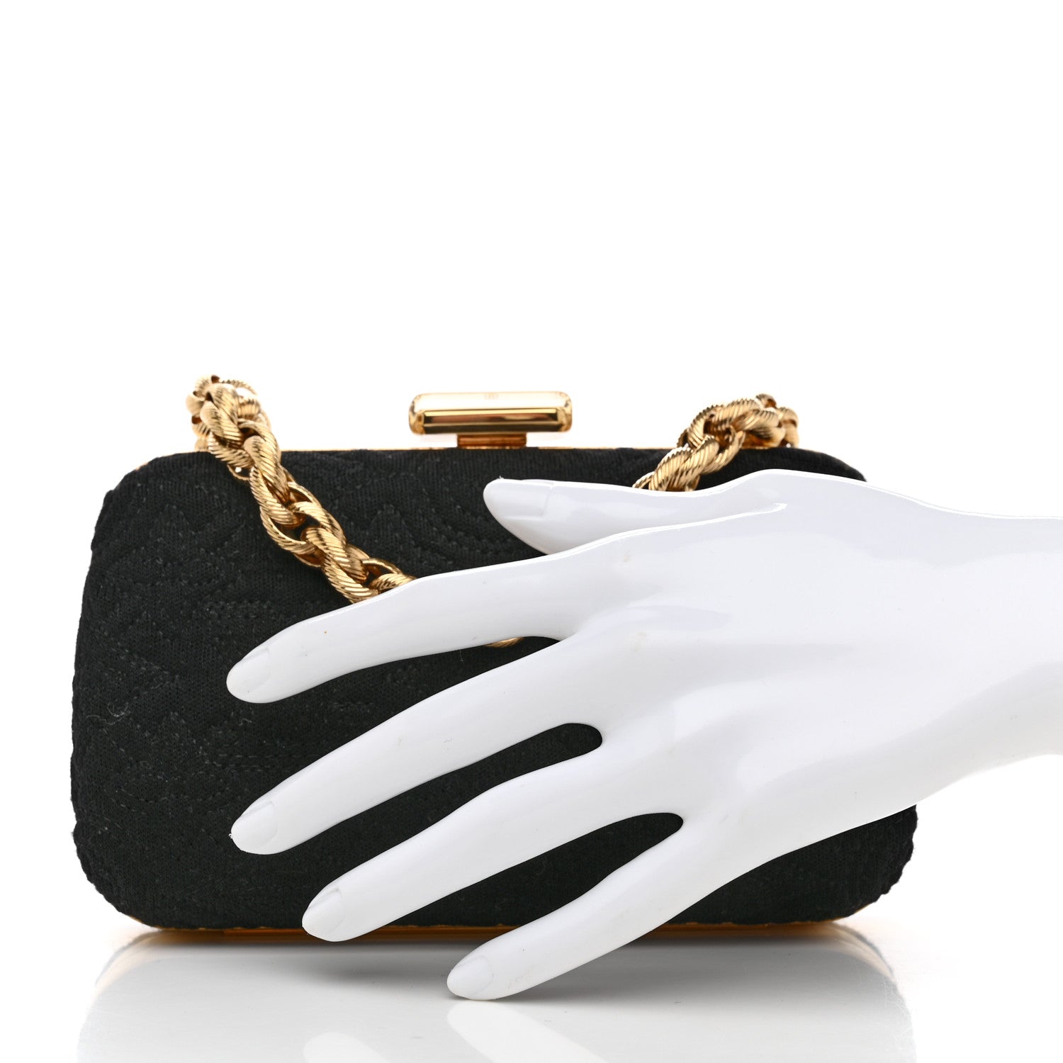 Louis Vuitton Jersey Monogram Motard Minaudiere Clutch Black 2 of 8