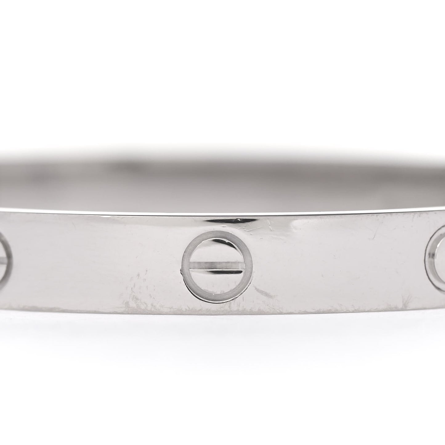 18K White Gold LOVE Bracelet 18