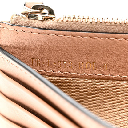 Valentino Garavani Calfskin Rockstud Coin Case Card Holder Soft Noisette 6 of 7