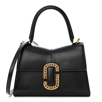 Marc Jacobs Calfskin St. Marc Shoulder Bag Black 1 of 14