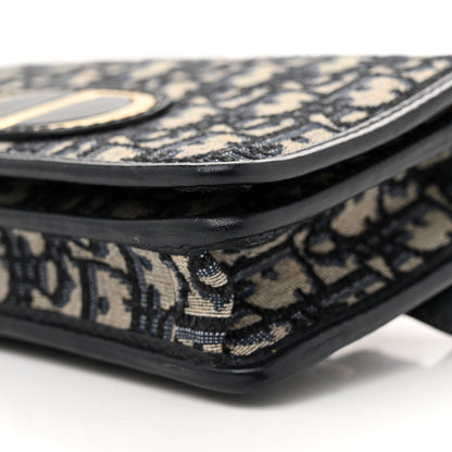 Christian Dior Oblique 30 Montaigne 2-In-1 Pouch Blue 10 of 11