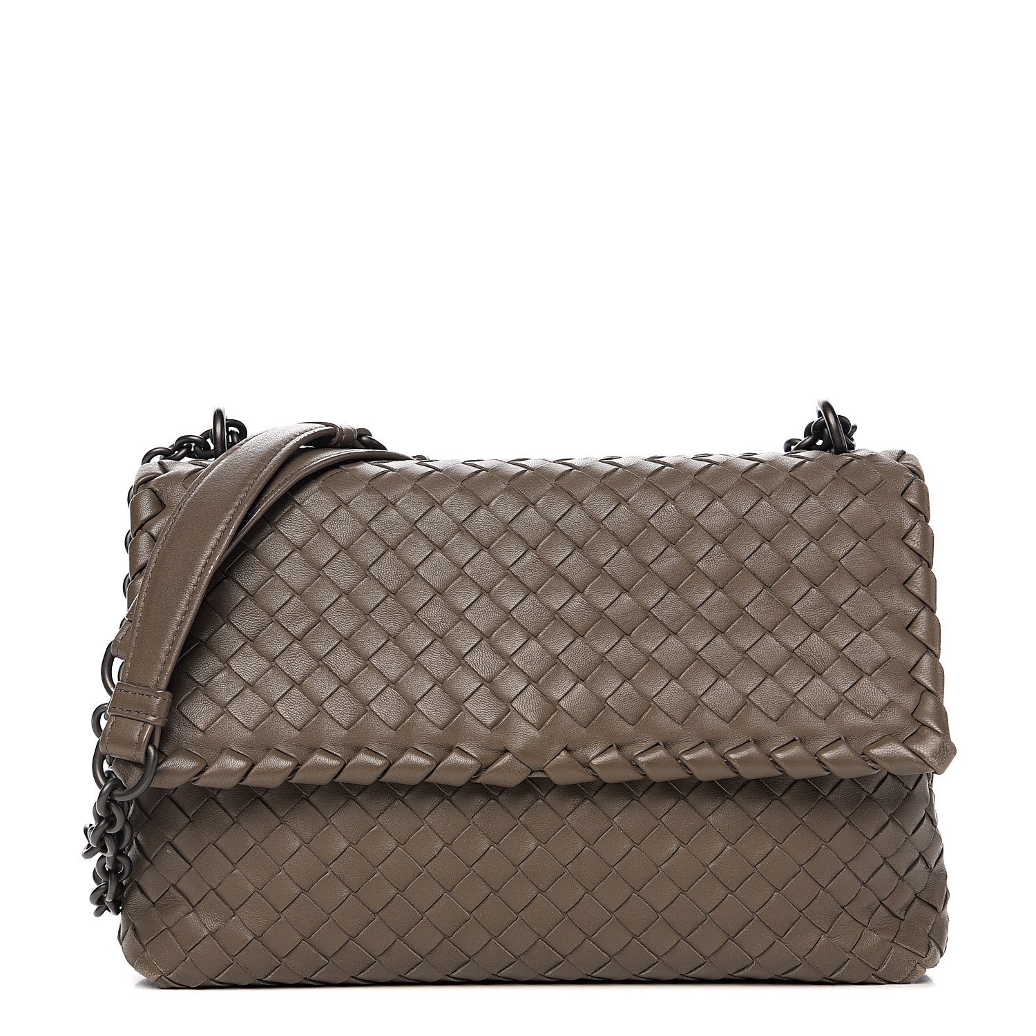 Bottega Veneta Nappa Intrecciato Small Olimpia Shoulder Bag Shadow 1 of 9