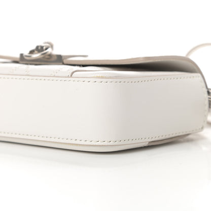 Givenchy Goatskin Quilted GV3 Mini Pocket Convertible Bag White 10 of 12