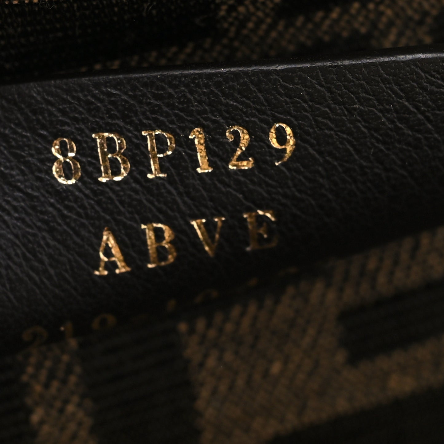 Shiny Nappa Small Fendi First Black