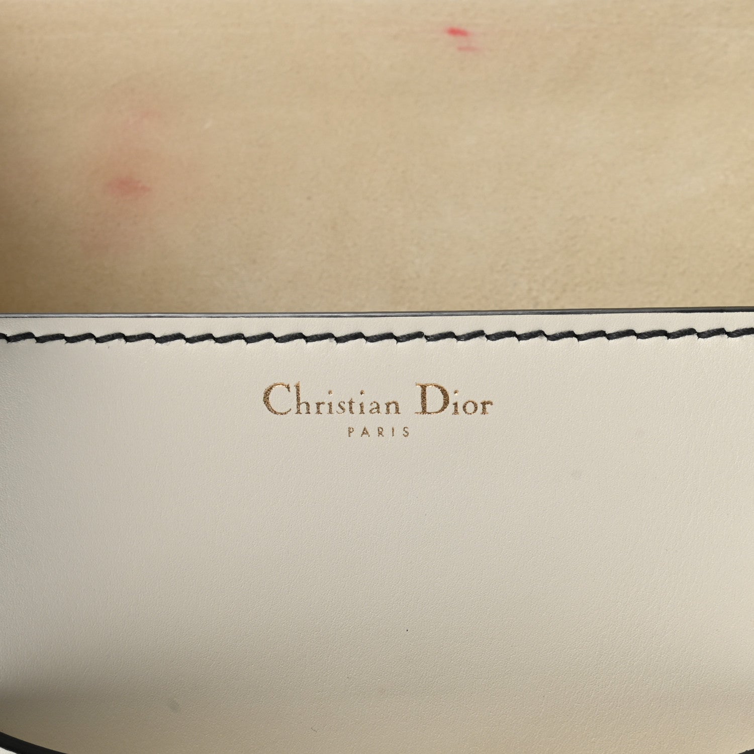 Christian Dior Smooth Calfskin Dio(r)evolution Flap Clutch Off White 5 of 12
