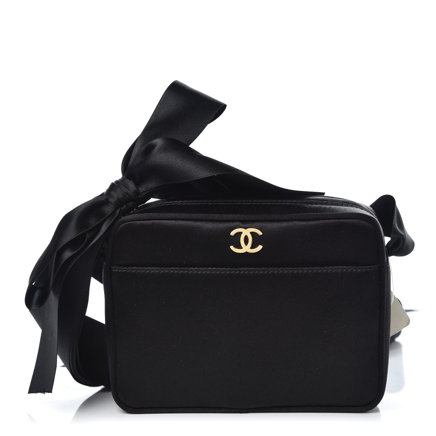 Satin Bow Camera Case Black