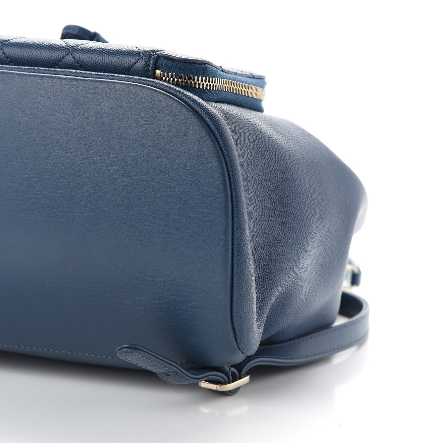 Caviar Quilted Business Affinity Backpack Blue