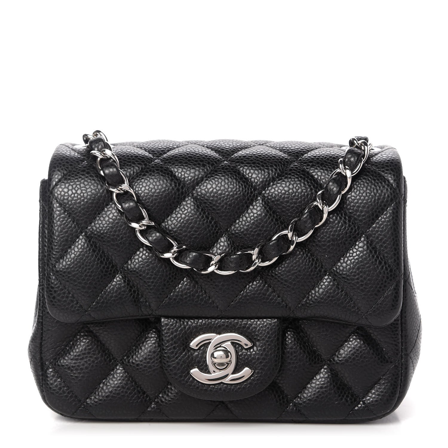 Chanel Caviar Quilted Mini Square Flap Black 1 of 11