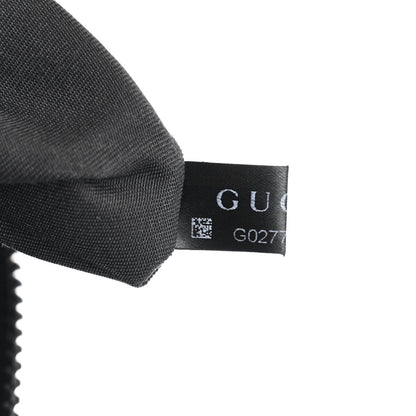 Gucci Nylon Monogram Small Flat Messenger Bag Black 9 of 15