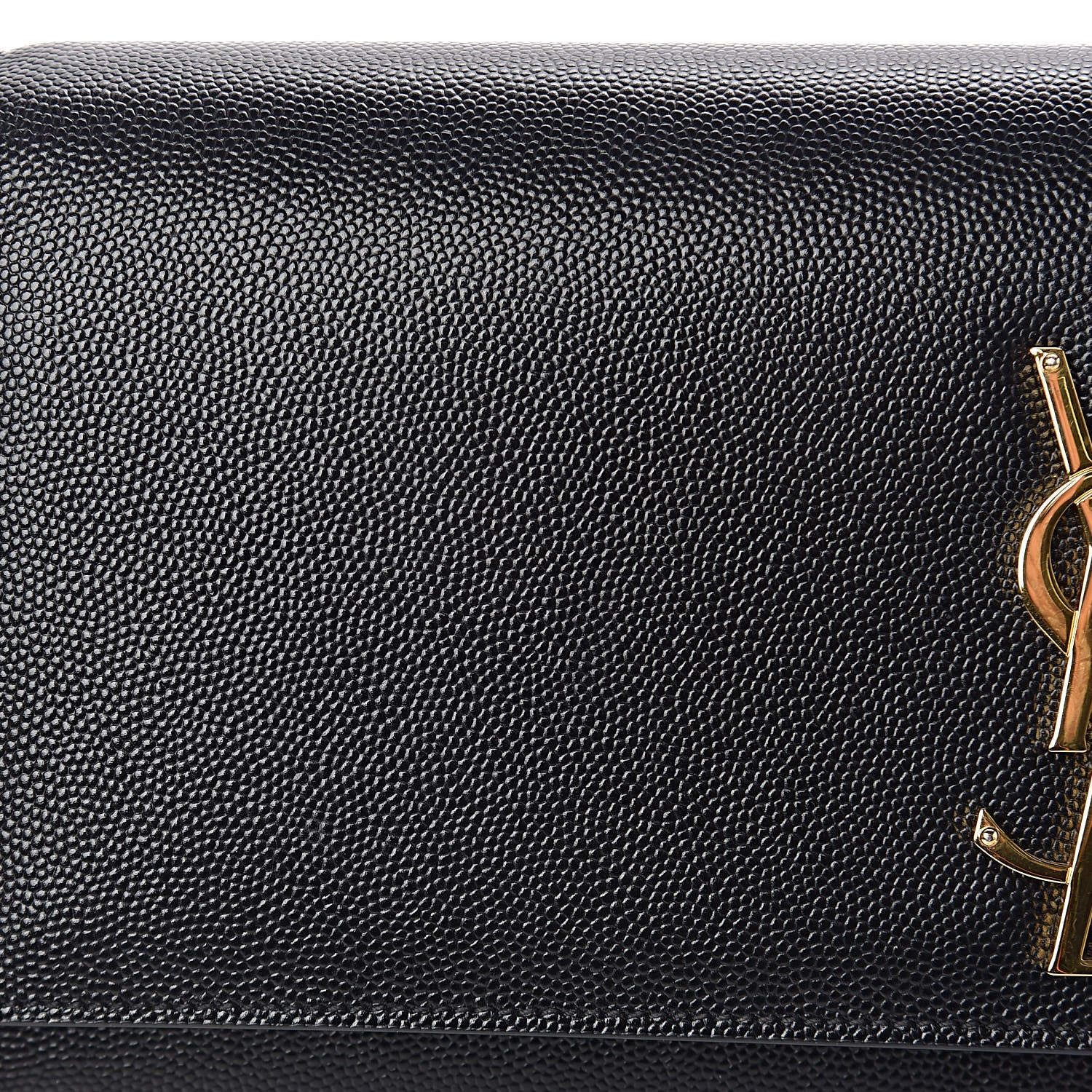 Saint Laurent Grain De Poudre Monogram Cassandre Clutch Black 10 of 12