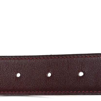 Hermes Box Togo 32mm Belt Strap 105 42 Rouge H Gold 4 of 5