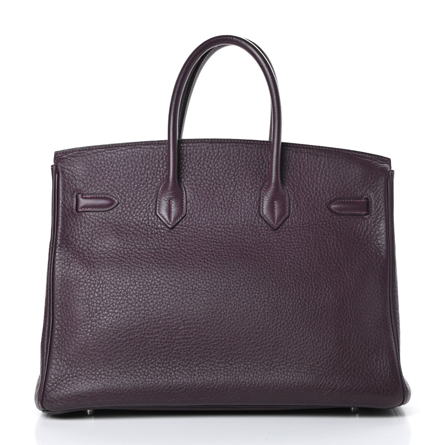 Hermes Taurillon Clemence Birkin 35 Raisin 4 of 44