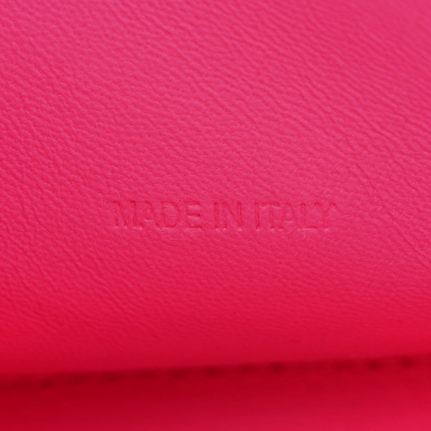 Shiny Box Calfskin Hourglass Top Handle Bag XS Hot Pink