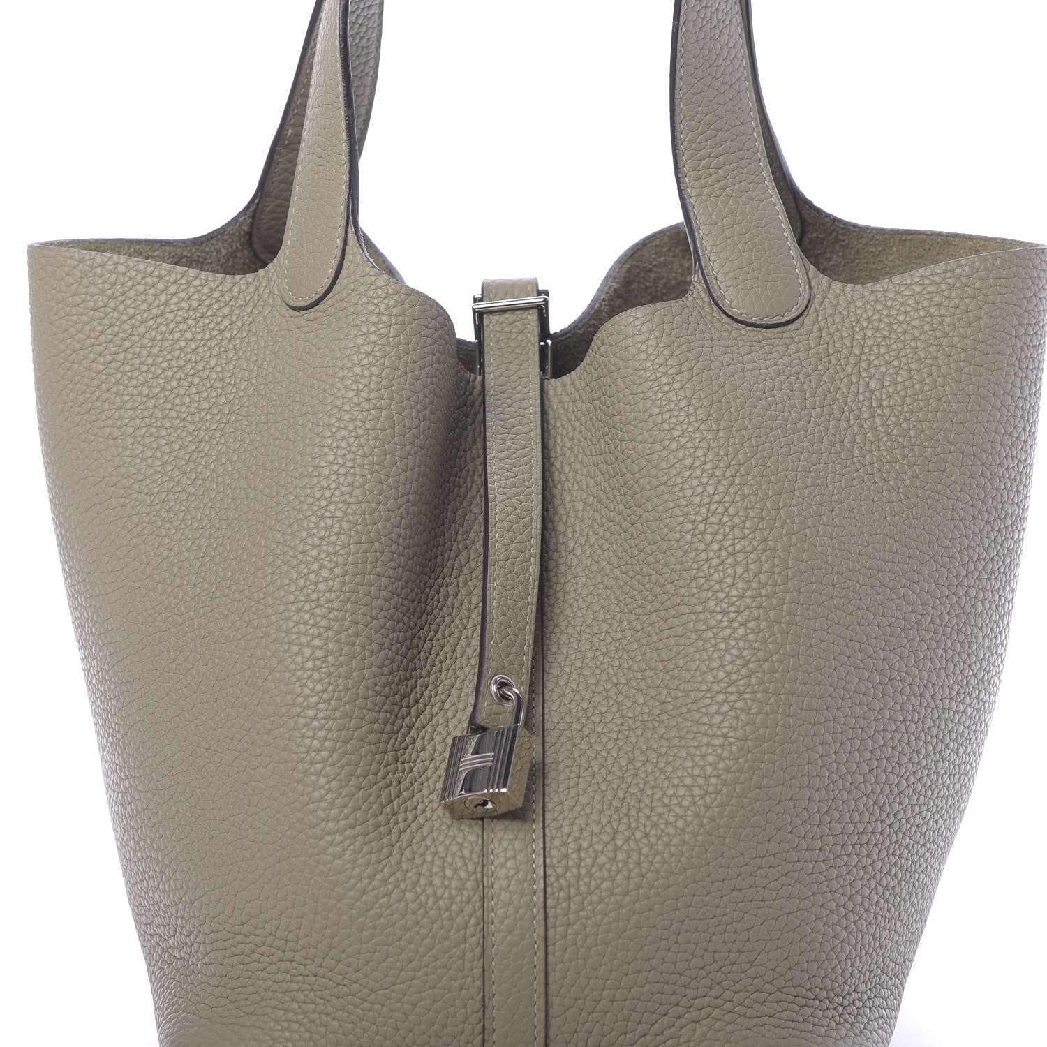 Hermes Taurillon Clemence Picotin Lock 22 MM Sauge 8 of 11