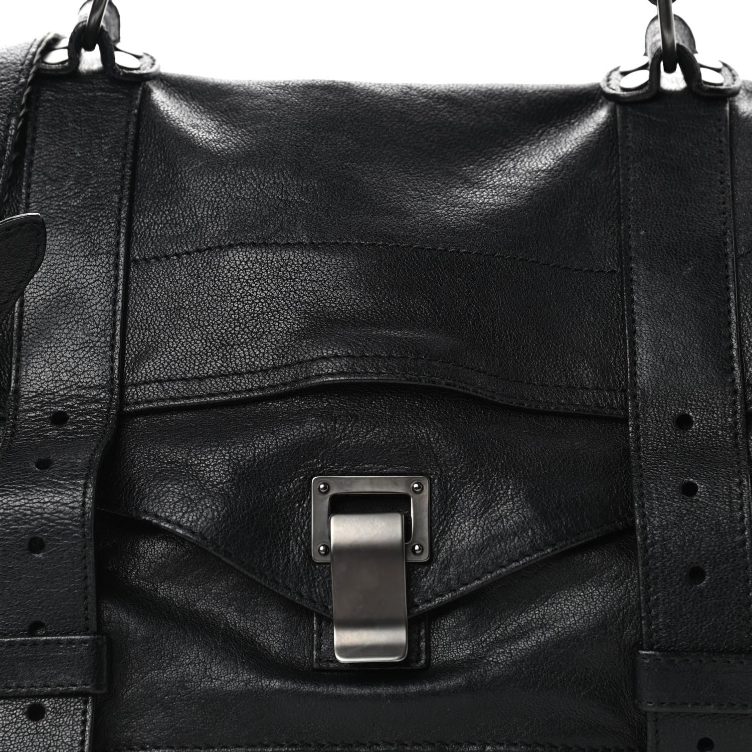 Proenza Schouler Lambskin Medium PS1 Satchel Black 10 of 10