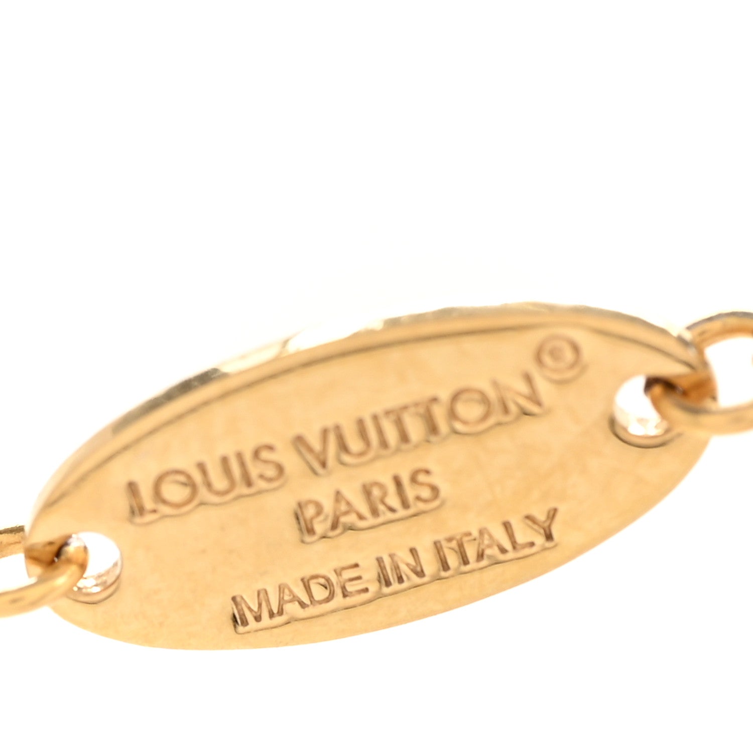 Louis Vuitton Enamel LV Iconic Necklace Gold Pink 5 of 7